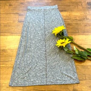 Grey Maxi Skirt